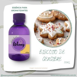 Ess�ncia Aromatizante Biscoito de gengibre Ginger 100ml