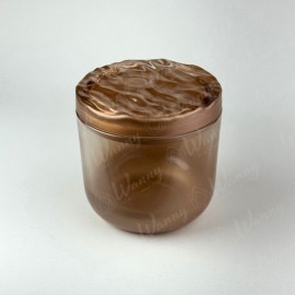 Porta Vela Cristal C/Tampa Rose Degrade 250ml