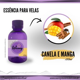 Essncia Para Velas Canela e Manga 100ml