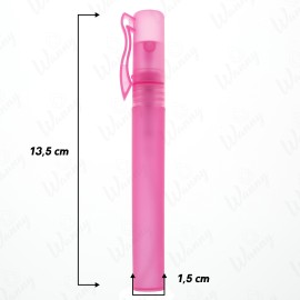 Porta perfume 10ml Spray Caneta Rosa