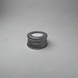 Tampa Alum�nio Prata 28/410 com Furo