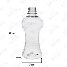 Frasco 350ml Pet Cintura 17x7cm G.28mm