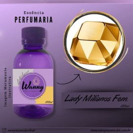 Essncia Perfumaria Lady Milianos Fem. 100ml Ref. 3606