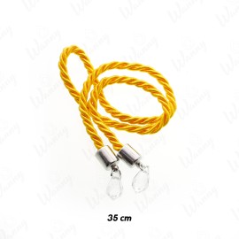 Enfeite para Difusor Cordo Com Pingente 35cm Amarelo