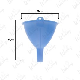 Funil de Plastico Azul Beb  9x8