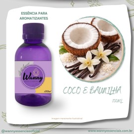Ess�ncia Aromatizante Coco e baunilha Ginger 100ml