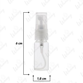 Frasco Pet com Vlvula Spray Transparente 6x1,8