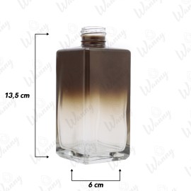 Vidro 250ml Square G.28 Marron degrad