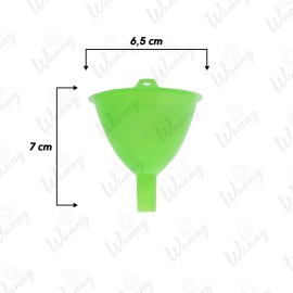 Funil de Plastico Verde 7x6,5