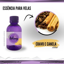 Essncia Para Velas Cravo e Canela 100ml