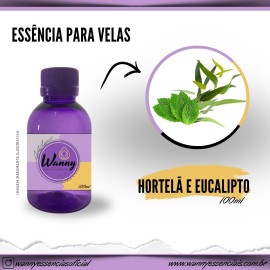 Essncia Para Velas Hortel e Eucalipto100ml