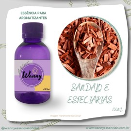 Ess�ncia Aromatizante S�ndalo e Especiarias Ginger 100ml