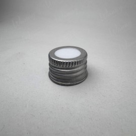 Tampa Aluminio Prata B/24 C/ Furo