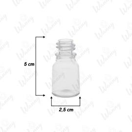 Frasco 10ml Pet Farma 5x2,5cm G.18mm