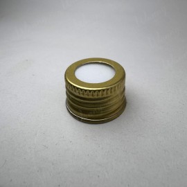 Tampa Alum�nio Dourada 24/410 com Furo