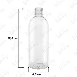 Frasco 500ml  Pet Foguete  19,5x6,5 G.28mm